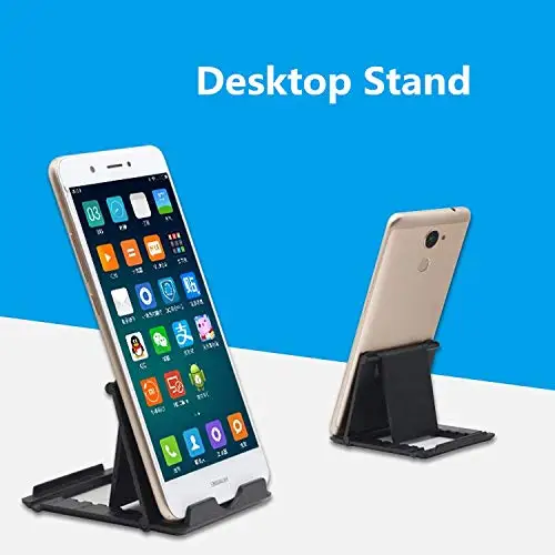 

Fanshu Universal Foldable Multi-Angle Portable 7 Angles Cellphone Desk Stand Desktop Lazy Holder for Smartphone Tablet (6-11")