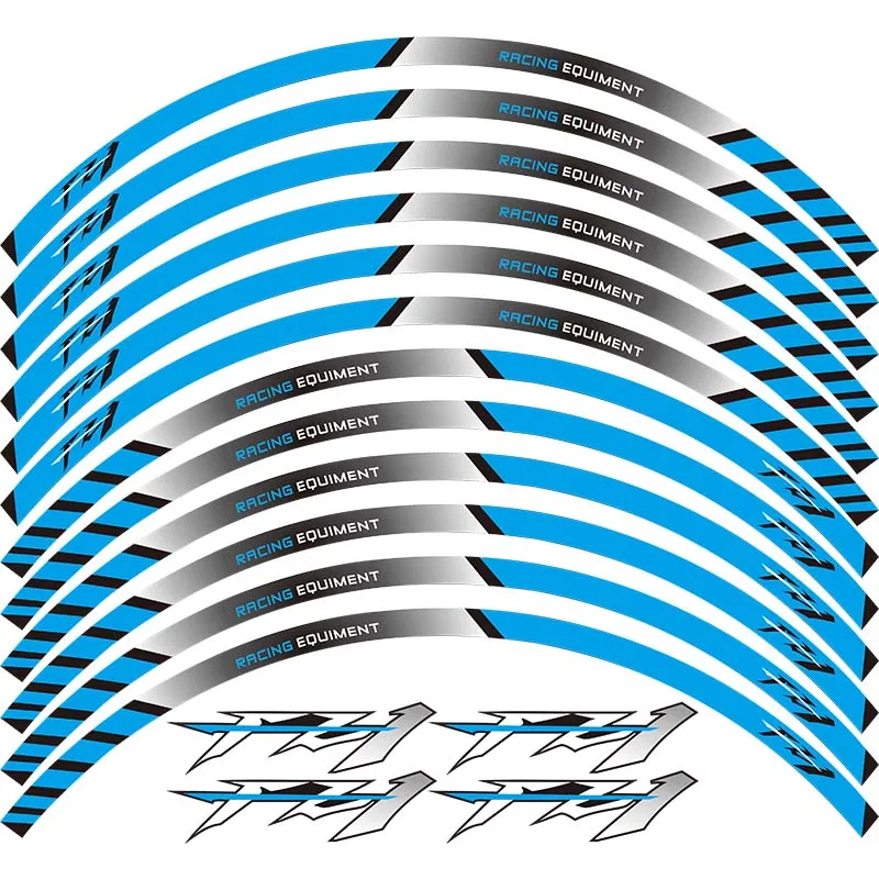 Наклейка на колеса мотоцикла 17 &quotсветоотражающие наклейки обода ленты для