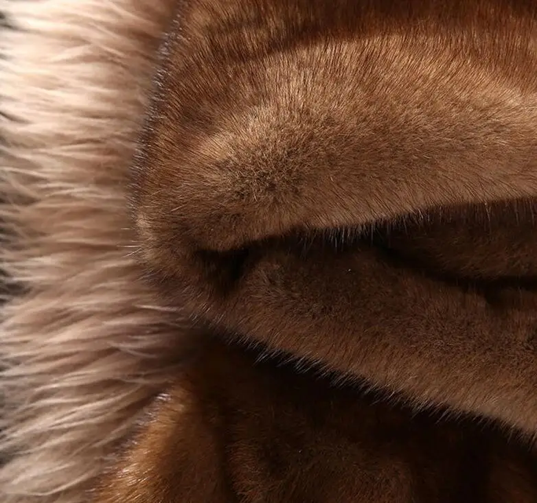 Faux Mink Fur Coat Women Winter New Fake Fur Coats For Women Long Artificial Fur Imitation Fur Jackets Plus Size 6Xl K966