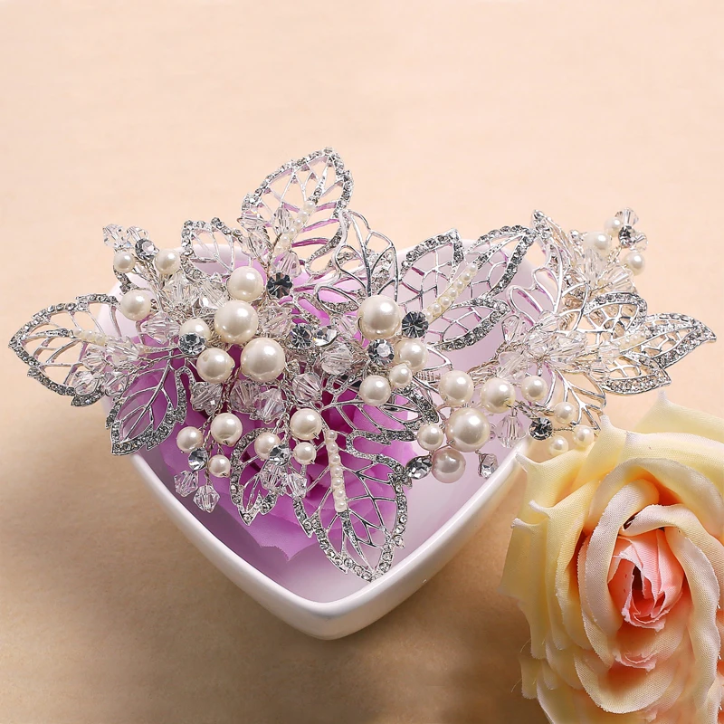 Великолепные свадебные аксессуары для волос гребень цветочный свадебный ободок