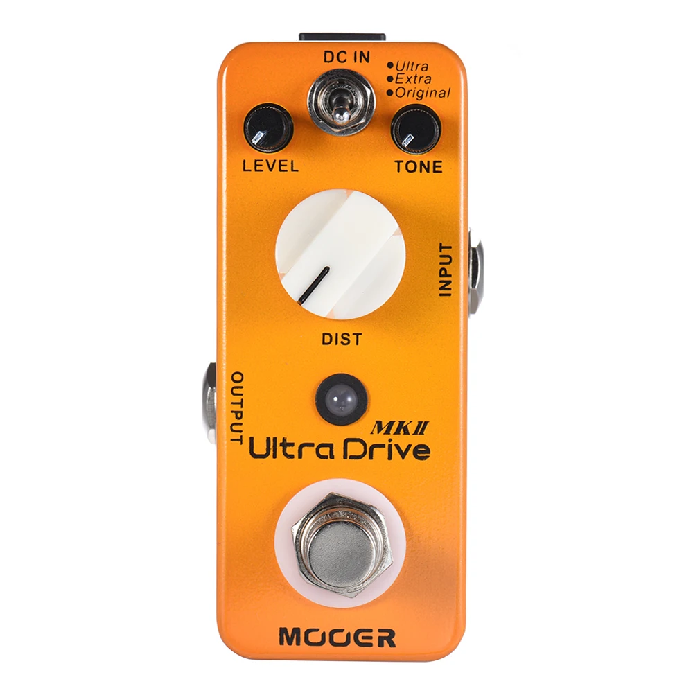 MOOER Ultra Drive MKII Искажение гитары педаль эффектов 3 режима истинное отключение