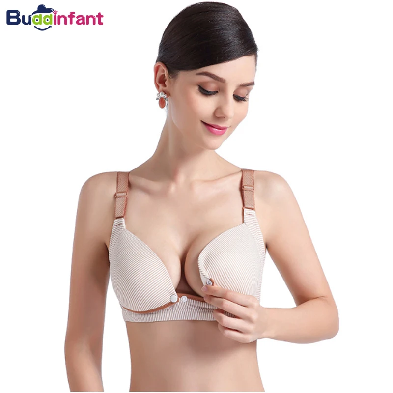 Бюстгальтер для кормящих беременных женщин полосатые топы мам без проволоки