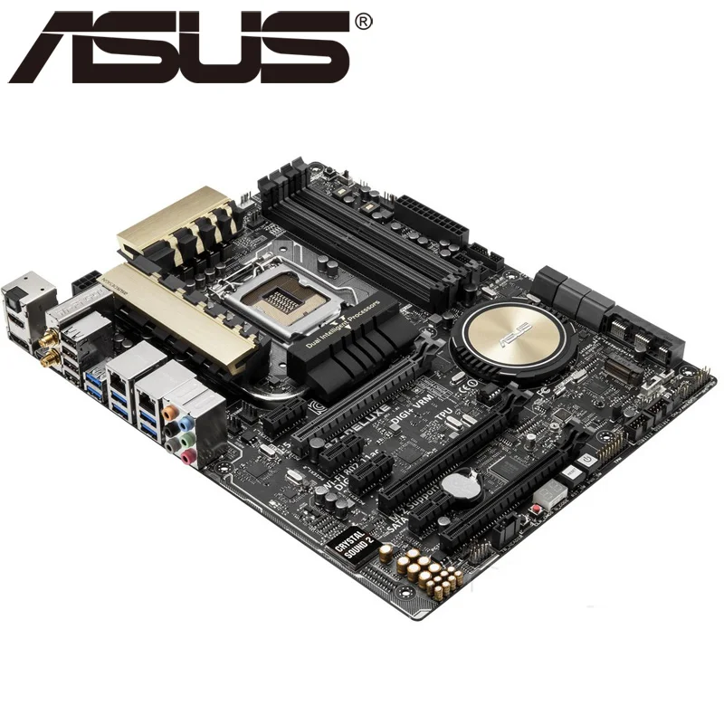 Asus Z97-Deluxe настольная материнская плата Z97 Socket LGA 1150 i3 i5 i7 DDR3 32G ATX UEFI биос оригинальная б/у материнская плата горячая распродажа