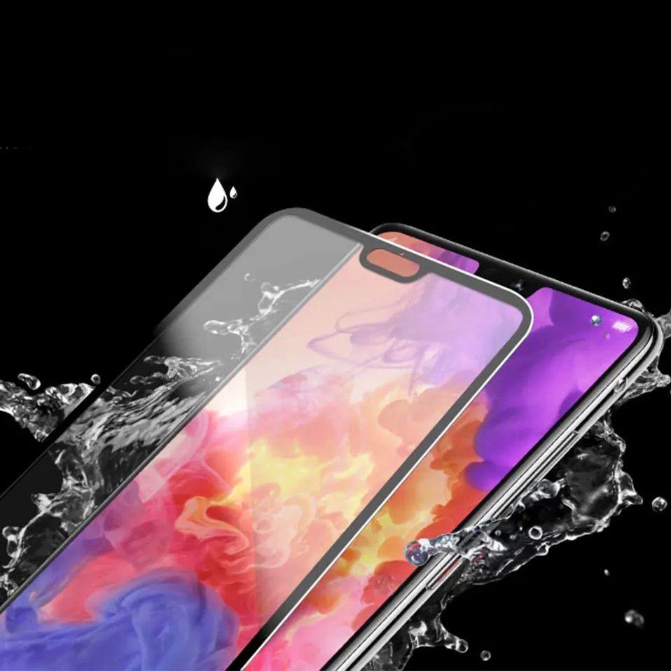 5D изогнутый край закаленное Стекло для huawei P20 Pro Y3 Y5 Y6 Y9 2017 2018 полное покрытие Экран