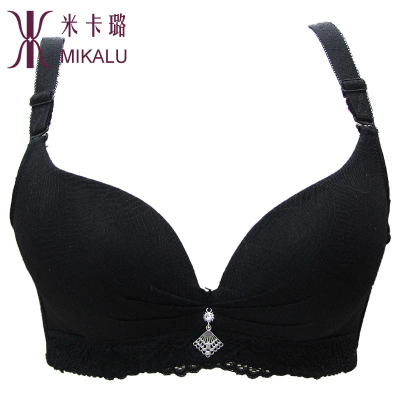 

Push up women bra for girl black Gather bra push up sexy bra school girl Cheap underwear push up bra for women without panties