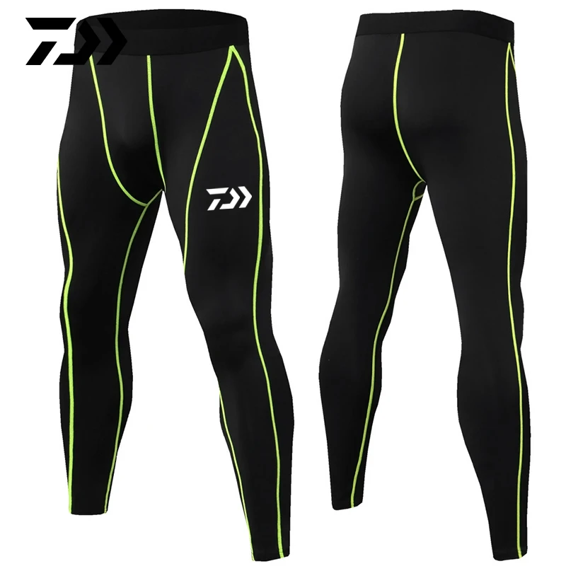 Летние спортивные штаны Daiwa для фитнеса лоскутные дышащие с защитой от пота