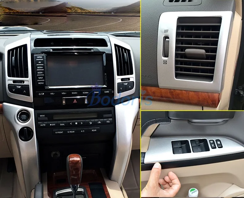 

For Toyota LC 200 Land Cruiser 200 2008 2009 2010 2011 2012 2013 2014 2015 Chrome Trim Cover Package Car-Styling Accessories