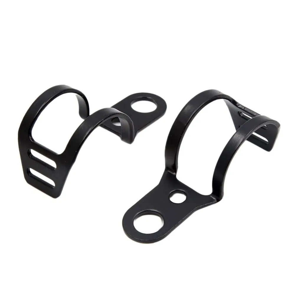 NewestBlack Motorcycle Turn Signals Light Holder Metal Relocation Fork Clamps Mount Lamp Bracket for Motorbike Front | Автомобили и