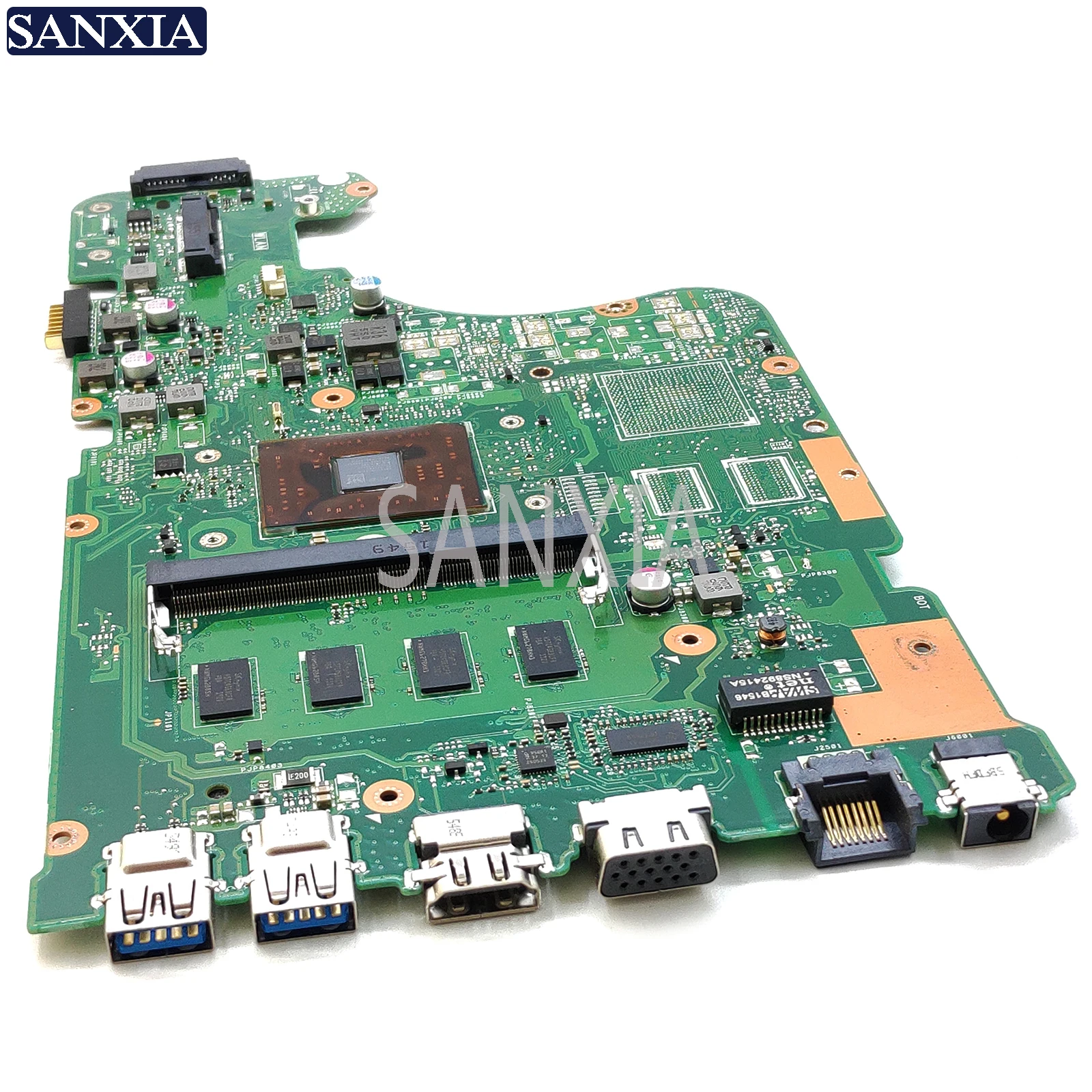 KEFU X555DG материнская плата для ноутбука ASUS X555YA X555YI оригинальная материнская плата 4G-RAM E1-7010