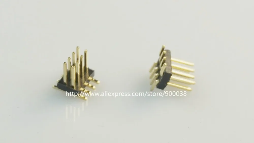10 шт. 2x4 P 8 Pin 1 27 мм Мужской PCB заголовок двухрядный прямой SMT штыревые заголовки