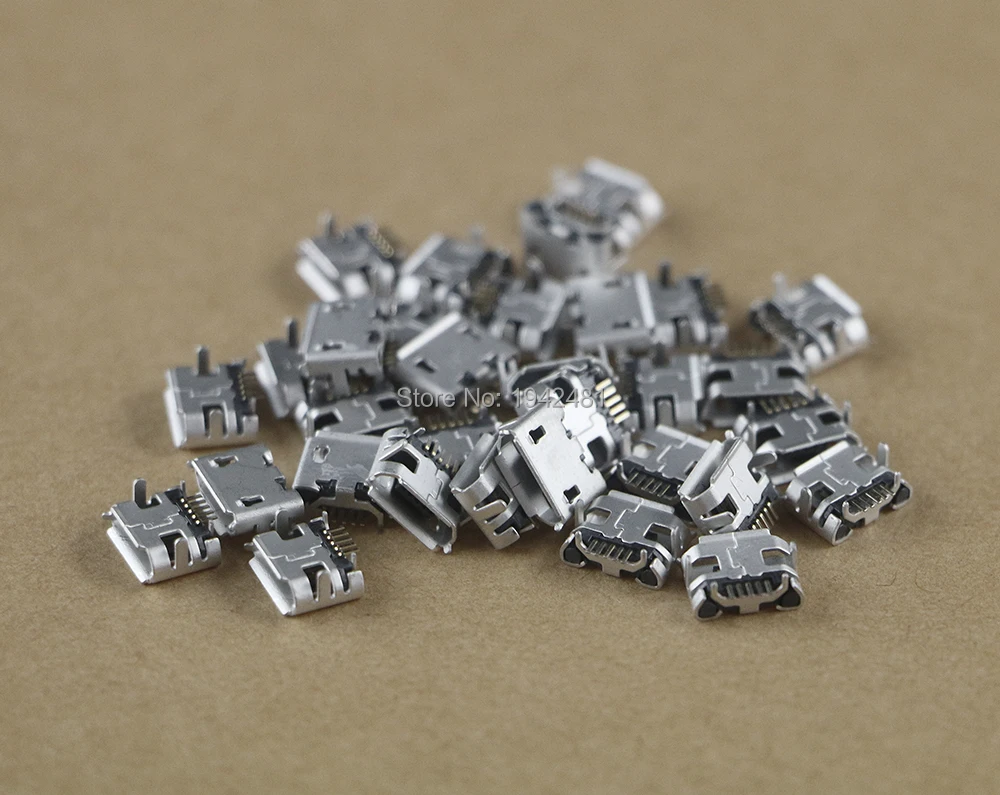 OCGAME 10 шт./лот mini 5pin длинная usb розетка зарядное устройство 5 pin для беспроводного