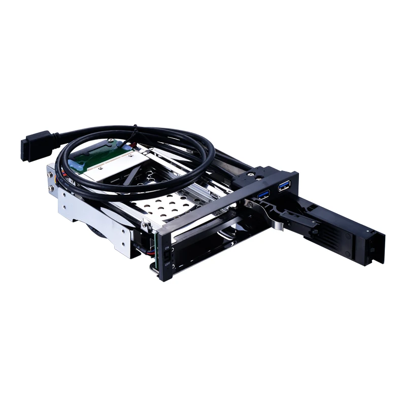 Место оптического привода 2,5 дюйма SATA HDD/SSD и 3,5 дюйма SATA HDD мобильный стеллаж с Светодиодный индикатор и поддержка горячей замены