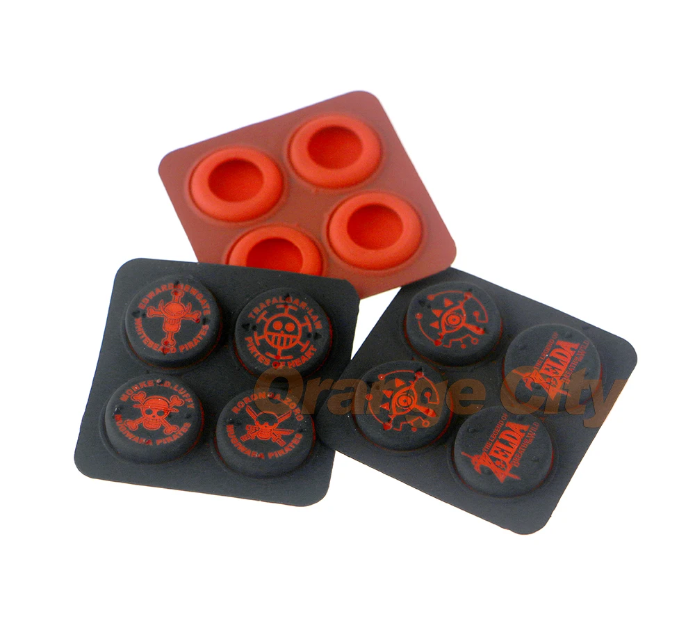 Силиконовый чехол для Nintendo Switch NS Rocker cap One Piece &amp Zelda Crown Джой Стик захват большим