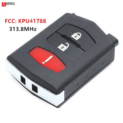 KEYECU 313.8MHz 3 Button Remote Control Key Fob for Mazda 6 RX8 FCC: KPU41788 | Автомобили и мотоциклы
