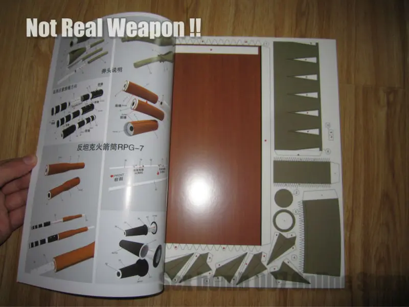 Новинка года, RPG-7, ракета, пусковая установка Bazooka Magazine, 3D бумажный крафт модели, игрушка ручной работы, сделай сам, собранная, косплей, оружие, игрушки