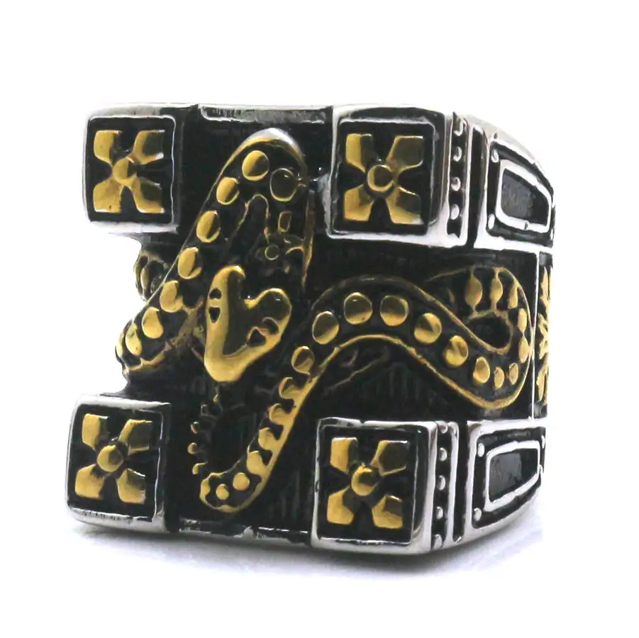 316L Stainle Steel Punk Gothic Snake Cool Ring | Украшения и аксессуары