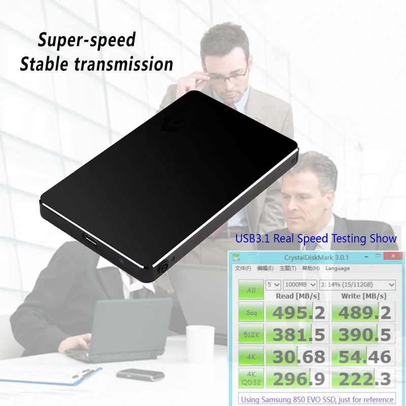 Безвинтовой usb 3.1 Gen2 Type C 2 5 дюйма внешний SSD/HDD флэш чехол с картой 10 Гбит/с для