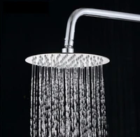 high quality new 8101216 inch 304 stainless steel round shower head ultrathin rainfall shower head bathroom shower head