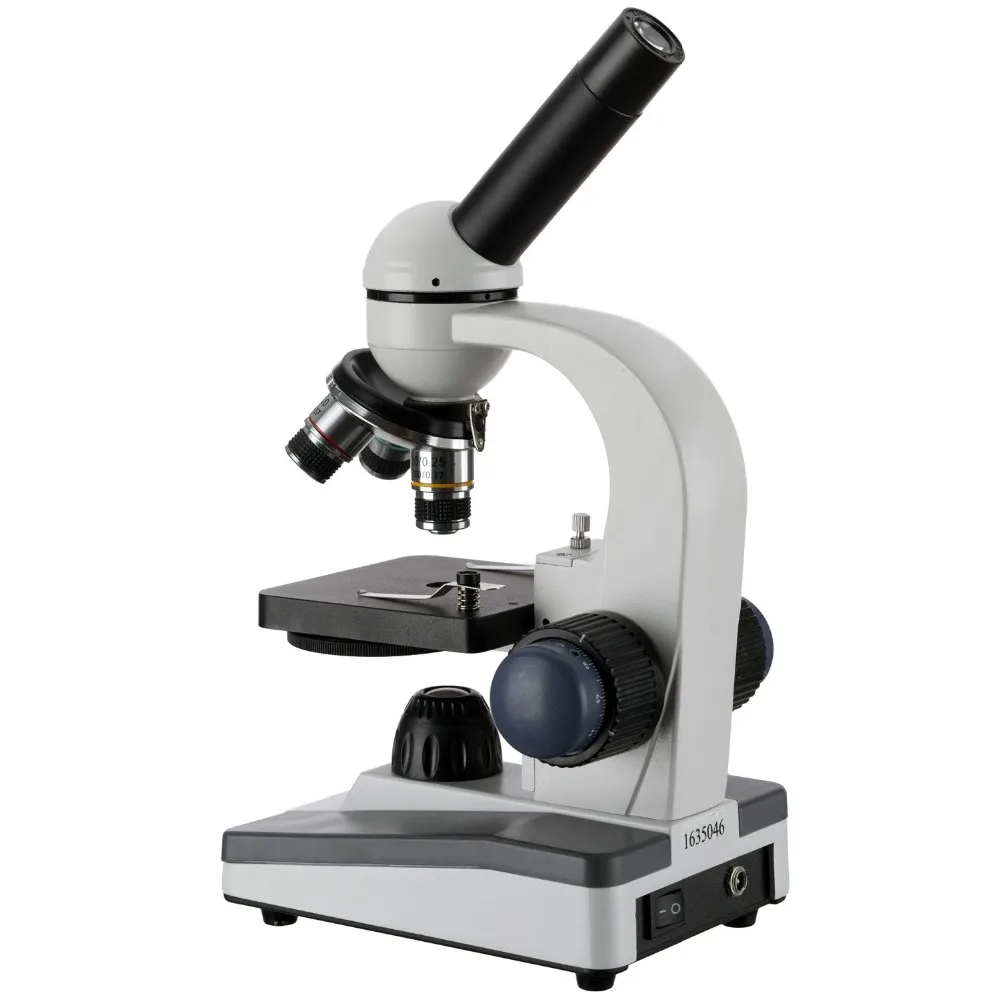 Amscope 40X 1000X полностью металлический оптический объектив составной Микроскоп