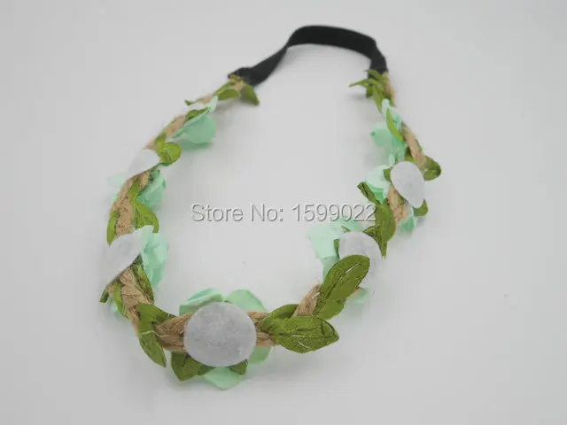 2 шт./лот цветочный венок для девочек повязки на лоб в стиле хиппи