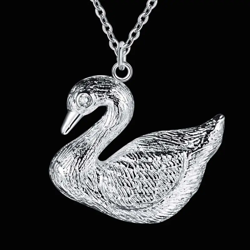 Женское ожерелье с подвеской в виде лебедя | Украшения и аксессуары