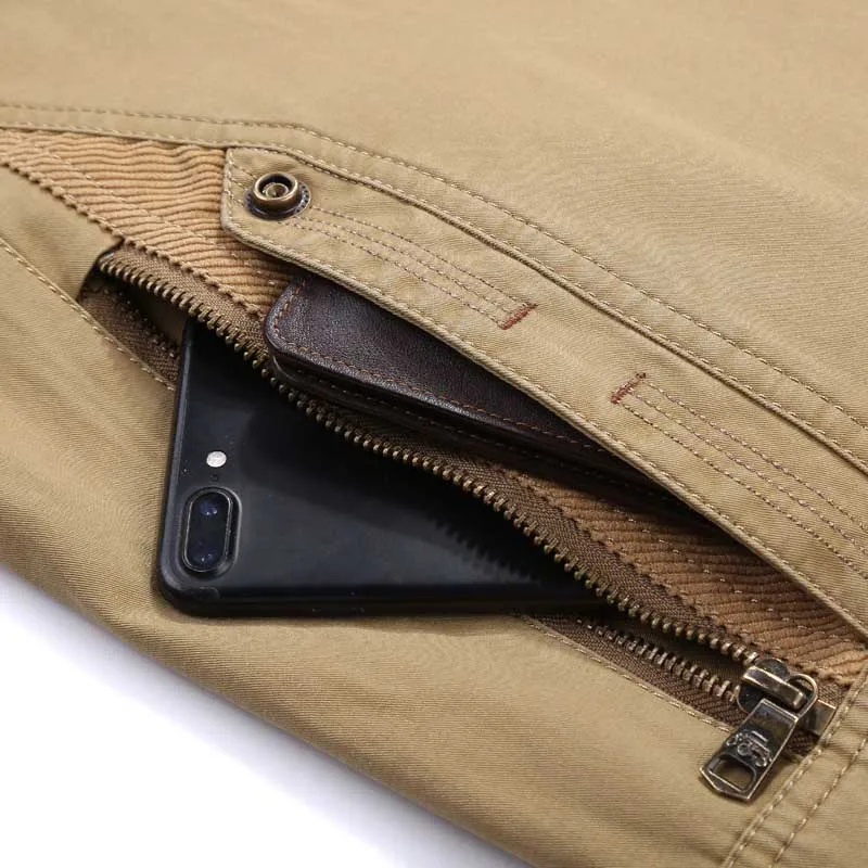 Новые модные мужские куртки в стиле милитари 4XL 5XL куртка-бомбер со стоячим