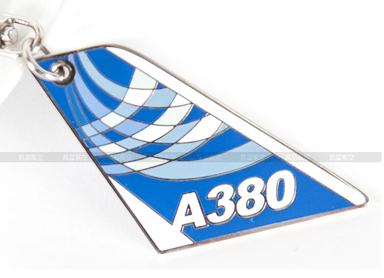 A320 / A330 A340 A350 A380 Аэробус брелок бирка кольца для ключей хвост самолет Форма