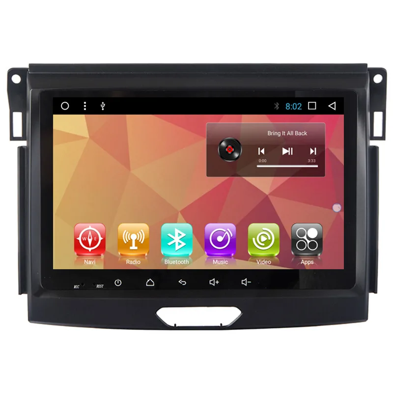Автомобильный мультимедийный стерео радиоприемник на Android 9 дюймов DVD GPS
