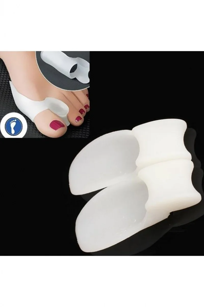2 шт. гелевые сепараторы для пальцев ног растягиватели и выпрямитель протектор