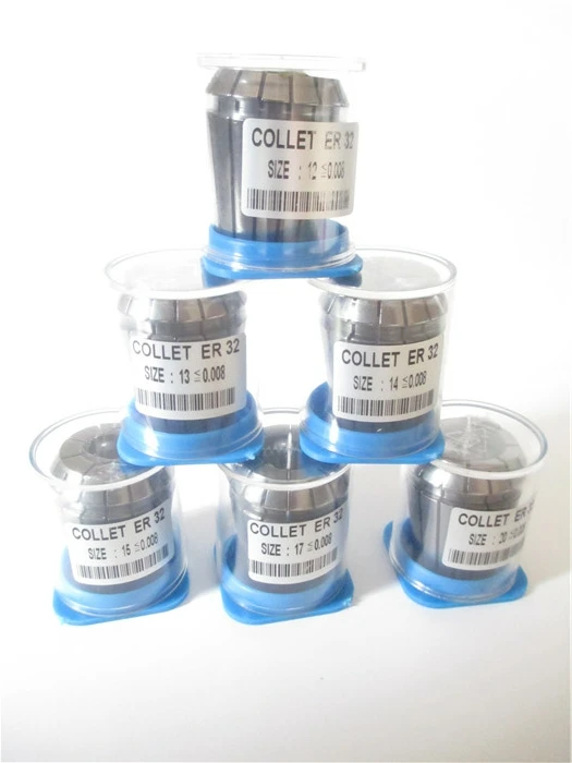 

1pc high accuracy 0.008mm ER32 Collet for Spindle Motor ER32 collets ER 32 Spring hardened collet