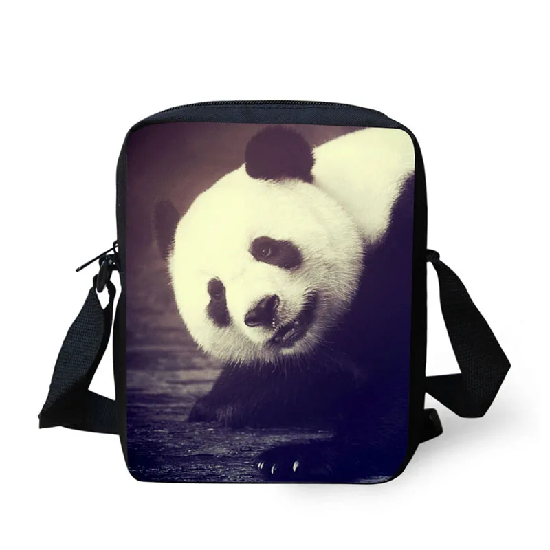 Сумка через плечо с принтом панды сумки-мессенджеры для мужчин и женщин хит