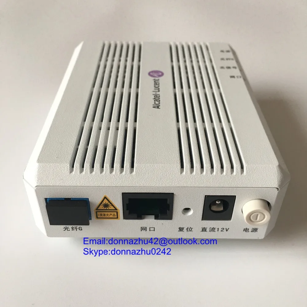10 шт I 010G GPON ONU оригинальный Alcatel Lucent Bell FTTH ONT с 1 GE ethernet портом вход SC/UPC английская