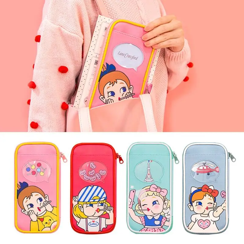 Bentoy женская сумка для макияжа с рисунком из мультфильма Модный женский чехол