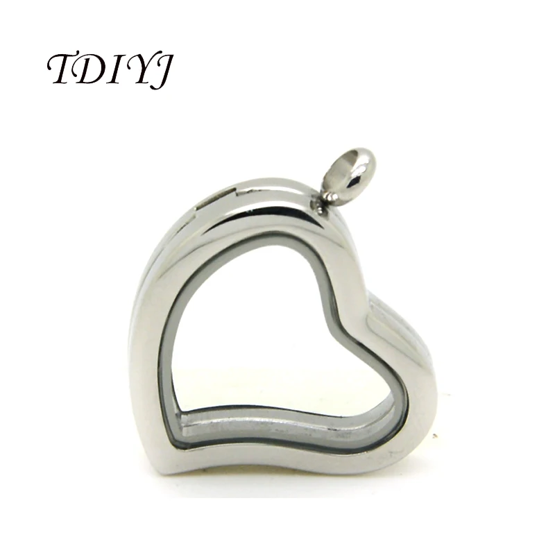 TDIYJ горячая Распродажа 30 мм изогнутые стеклянные парящие медальоны в форме