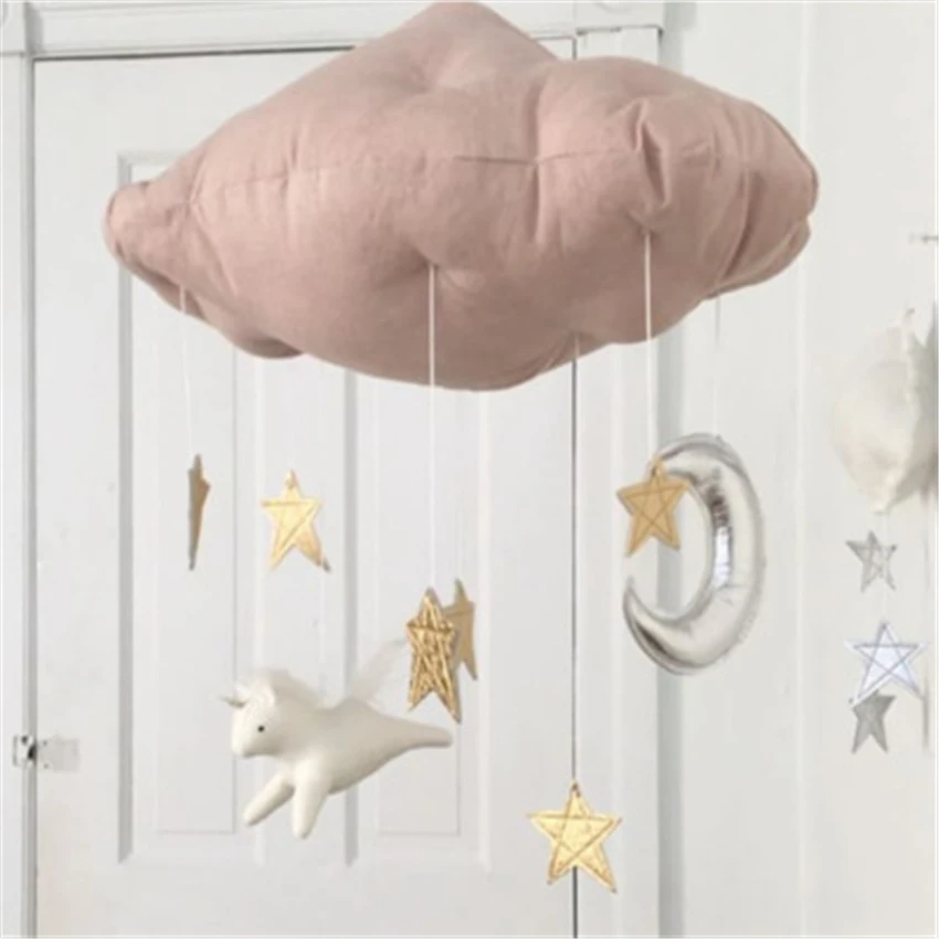 Милая Детская кукольная кукла с облаками для вечеринки декорация Kinderkamer Addobbi Nascita