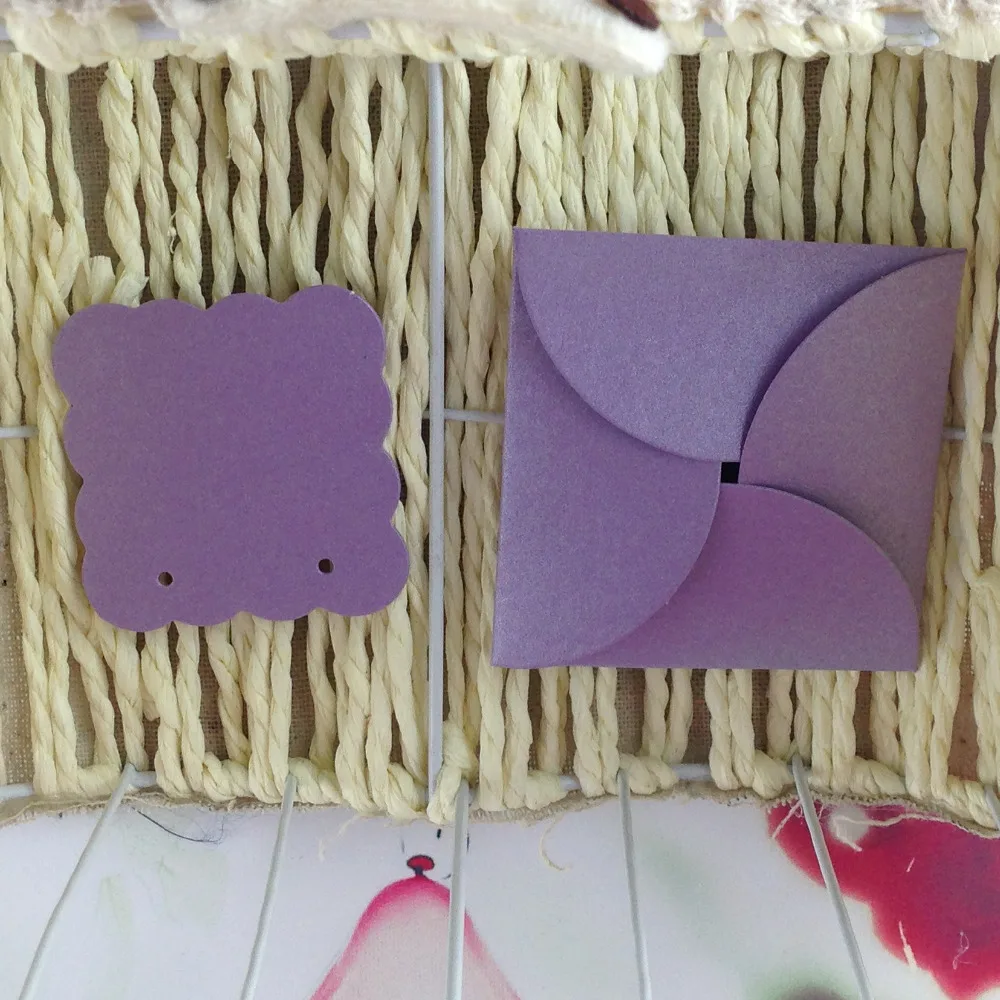 Упаковка для сережек из крафт бумаги сделай сам крышка и карт упаковка ручной