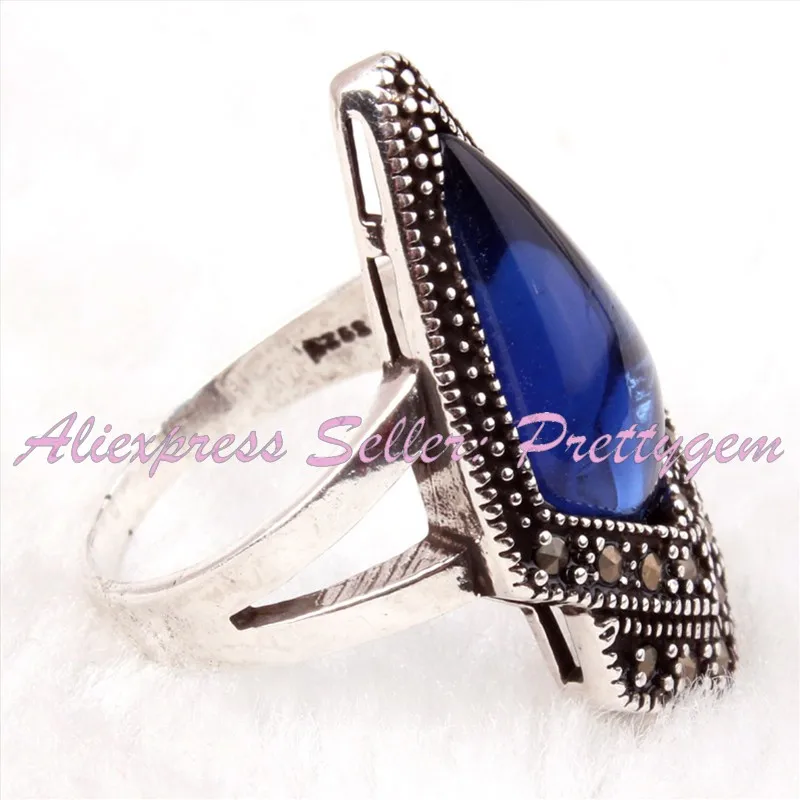 Бесплатная Доставка 9x11 мм Ромб Формы Бусин Старину Тибетский Серебряный