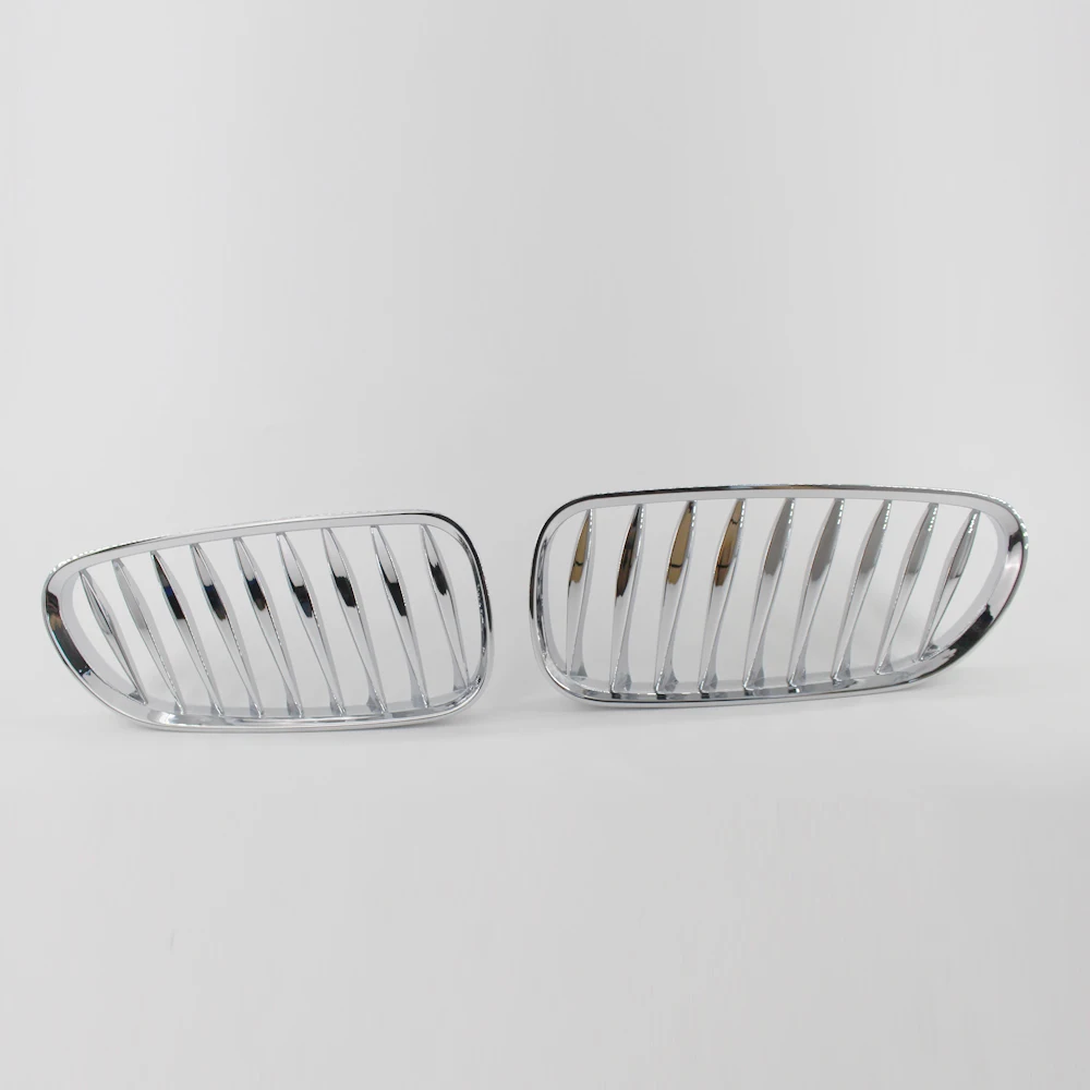 Left Right Side Chrome Sporty Front Grille Grill For BMW E85 E86 Z4 03-07 Coupe Convertible 2 Door 51117117757 51117117758 | Автомобили и