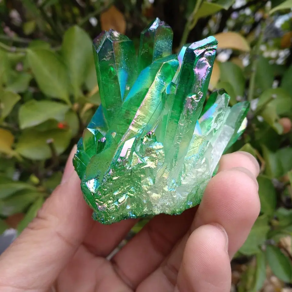 80 г натуральный коллекционный мистический Кристалл кластер Druzy Geode образец|Камни|