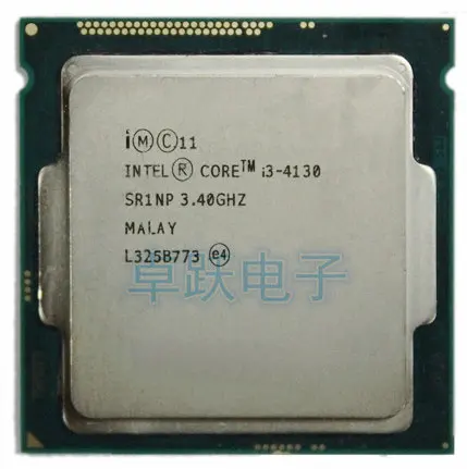 Оригинальный процессор Intel Core I3 4130 LGA1150 22 нанометра двухъядерный 100% рабочий для