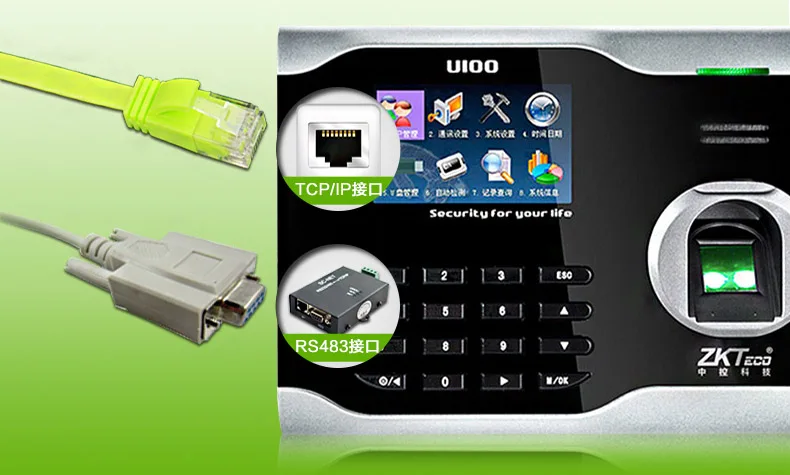 ZK IP65 Водонепроницаемый TF1700 дактилоскопический контроль доступа с RFID кард-ридером TCP/IP биометрический дактилоскопический контроль доступа к двери