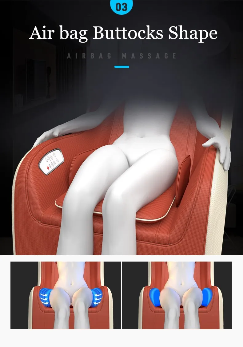 Современный дом полное тело 4D многофункциональный Электрический массажное кресло с Bluetooth стерео