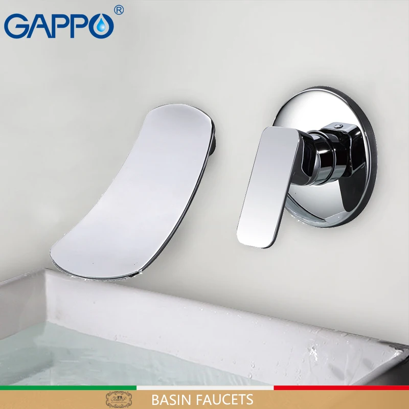 Смесители для раковины GAPPO кран умывальника настенный водопад | Обустройство