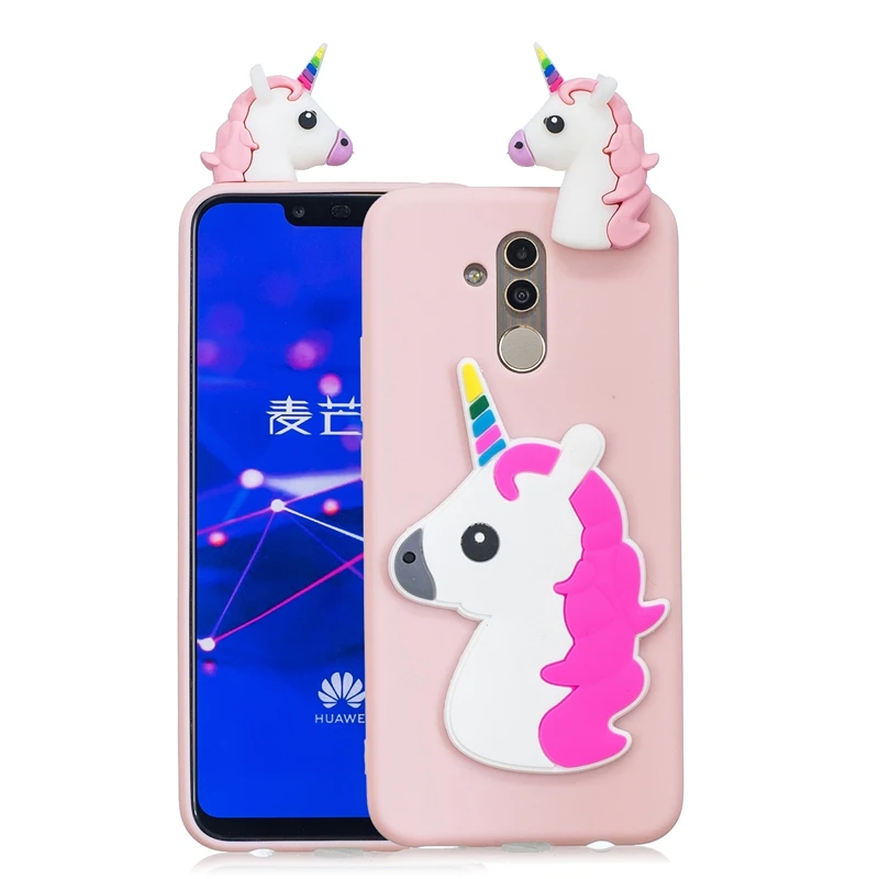 Unicorn Etui huawei mate 20 Lite чехол 3D игрушка панда кактус силиконовый чехол для телефона на Funda huawei mate 20 Lite mate 10 Lite чехол - Цвет: Unicorn