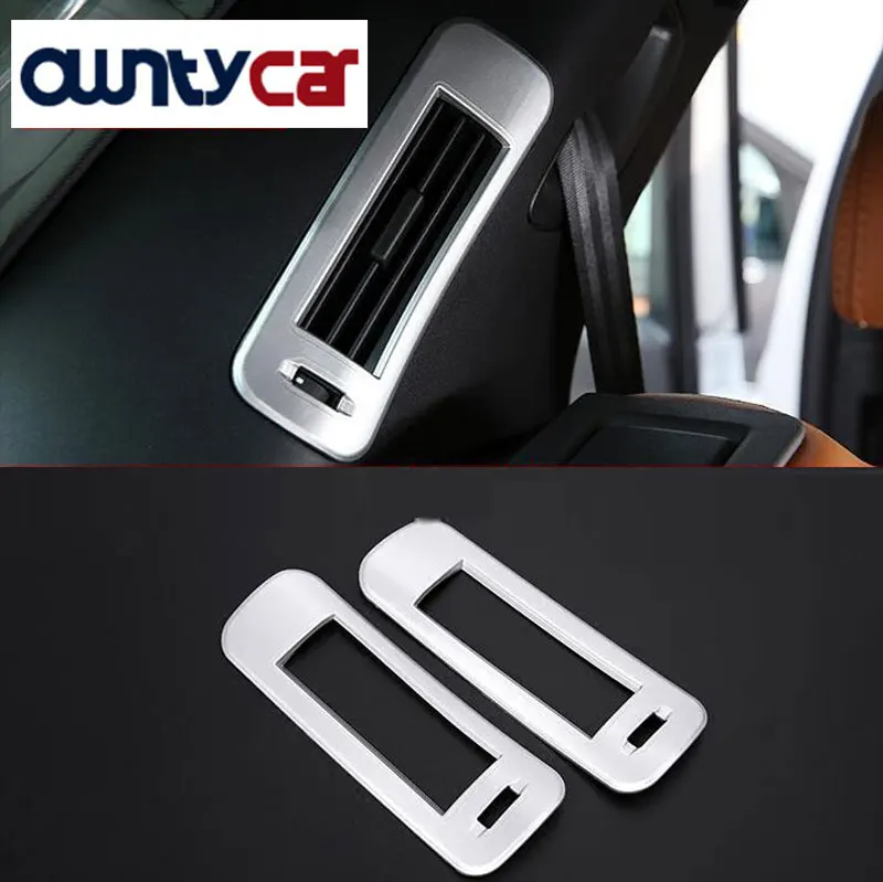 

For Land Rover Discovery Sport ABS Chrome C Pillar AC Outlet Vent Cover Trim Sticker Auto Parts Car-Styling 2015+