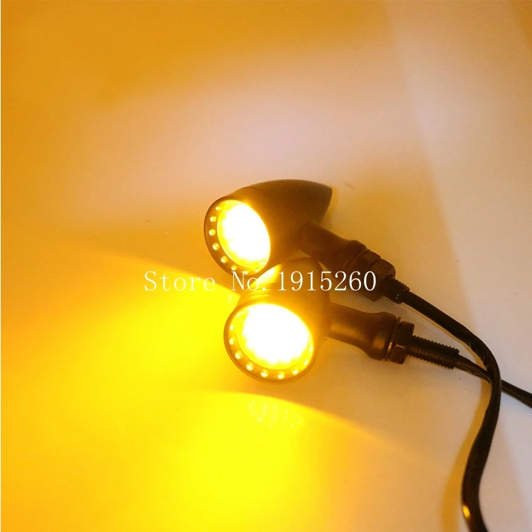 Мотоциклетный Алюминиевый 20 светодиодный индикатор поворота тормоза для Harley Dyna