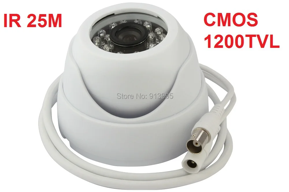 Купольная мини камера видеонаблюдения Sony CMOS 1200TVL с WDR OSD инфракрасным светодиодом