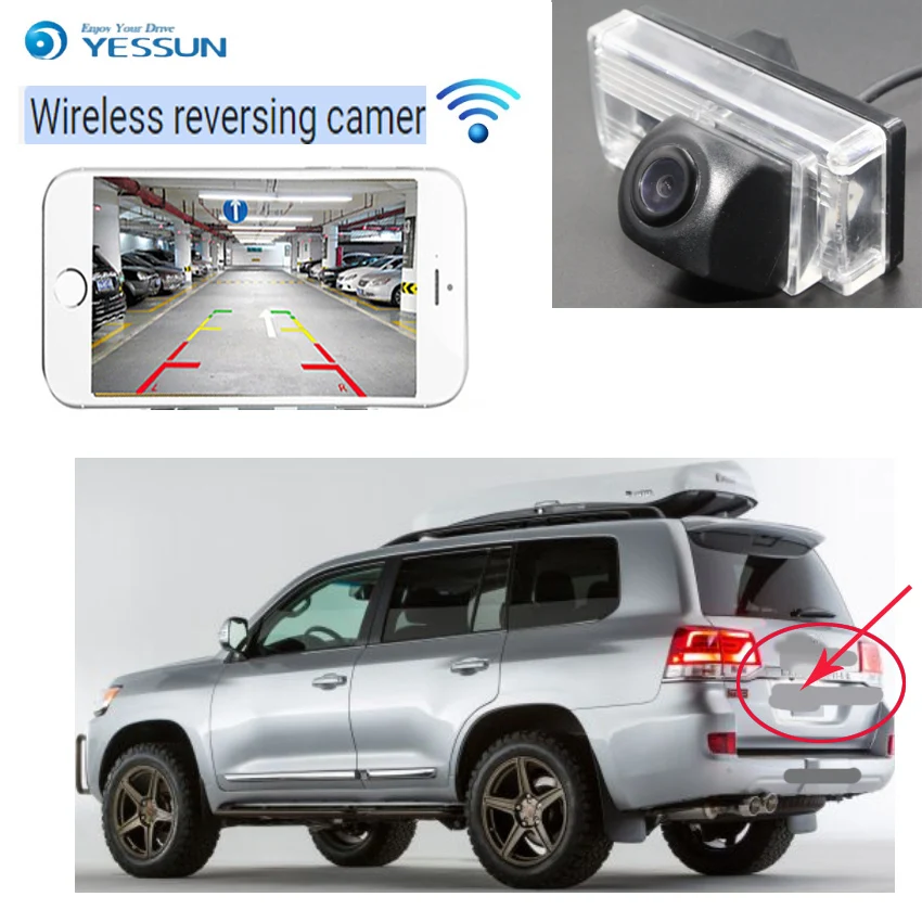 YESSUN Автомобильная новая HD беспроводная камера заднего вида для PC3089 супер Hi Vision
