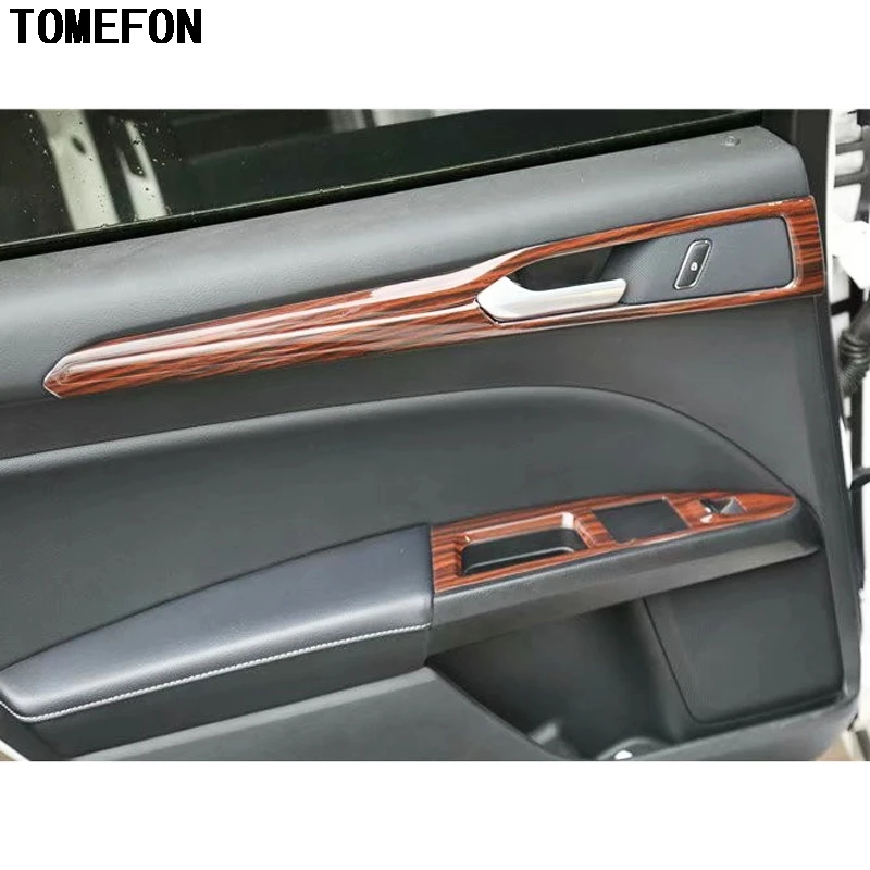 TOMEFON для Ford Mondeo 2013 ABS краска по дереву интерьера автомобиля дверь передний задний