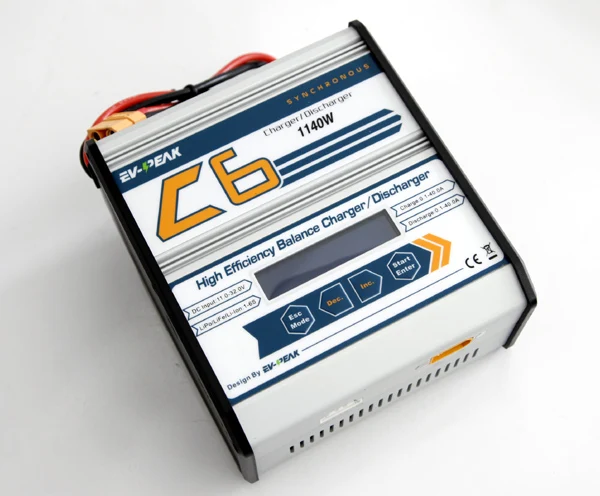 

EV-PEAK 1-6S 1140W High Power Lipo Balance Charger/ Discharger C6 for RC Model